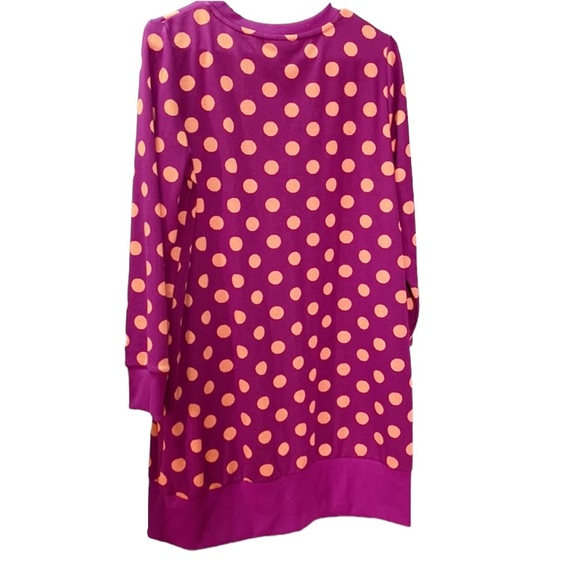 Victor Glemaud x Target Purple Pink Polka Dot Tunic Sweater Dress Size Medium - Picture 4 of 5